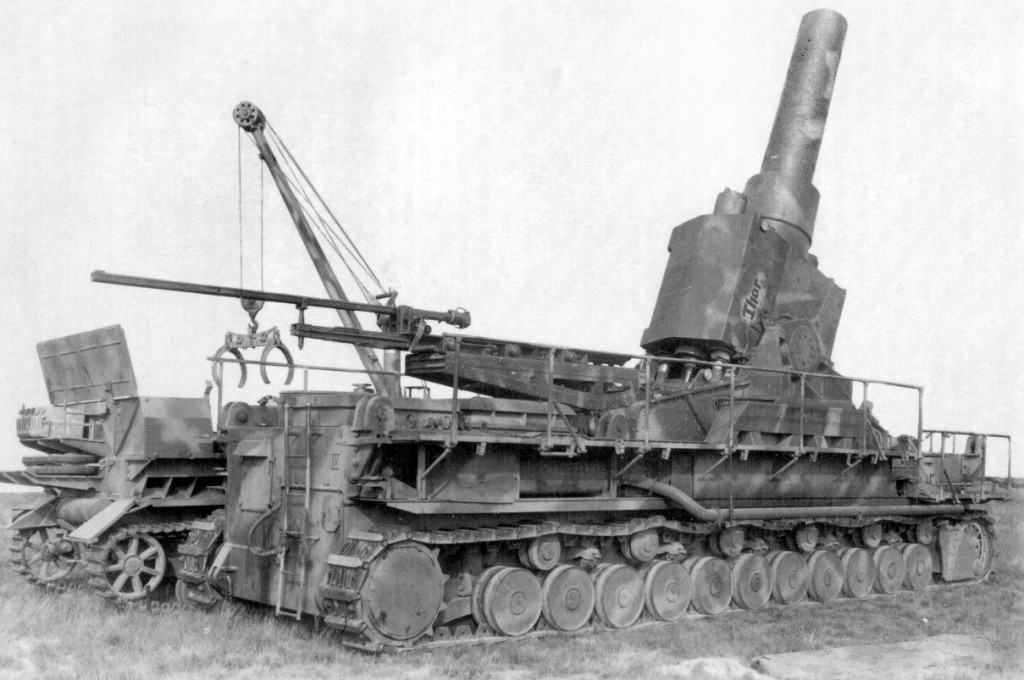Gustav Cannon. Largest gun ever built before being (literally