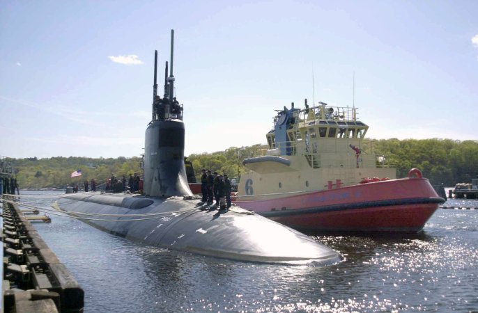 That time a surfacing Russian sub slammed into an American spy submarine