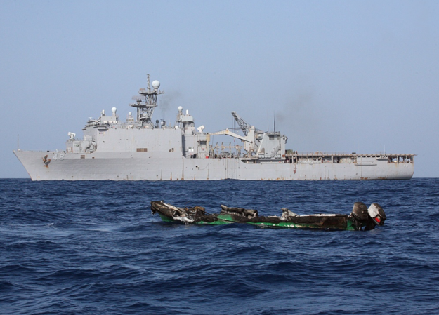 That time pirates mistook a Navy warship for a target