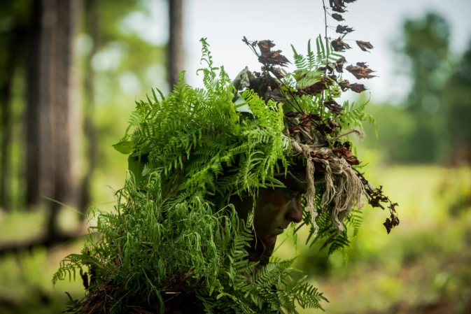 The mythical origin of the sniper’s ghillie suit