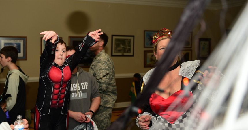 How to celebrate Halloween on a military base