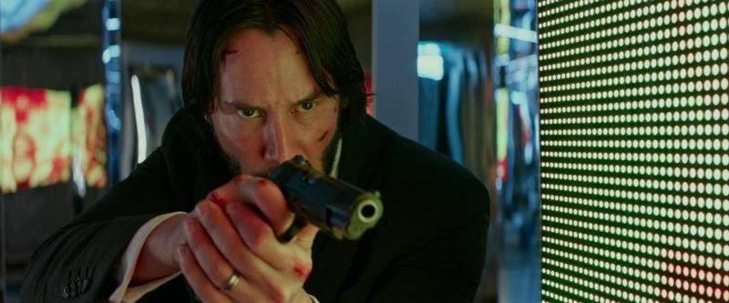 Keanu Reeves with a Kimber Warrior. Kimber headquarters has moved to Troy, Alabama.