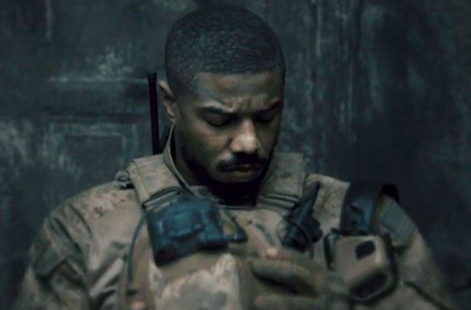 Michael B. Jordan visited Fort Jackson to prepare for a movie