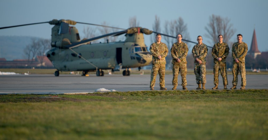 This Army helicopter crew responded to a car crash in Germany