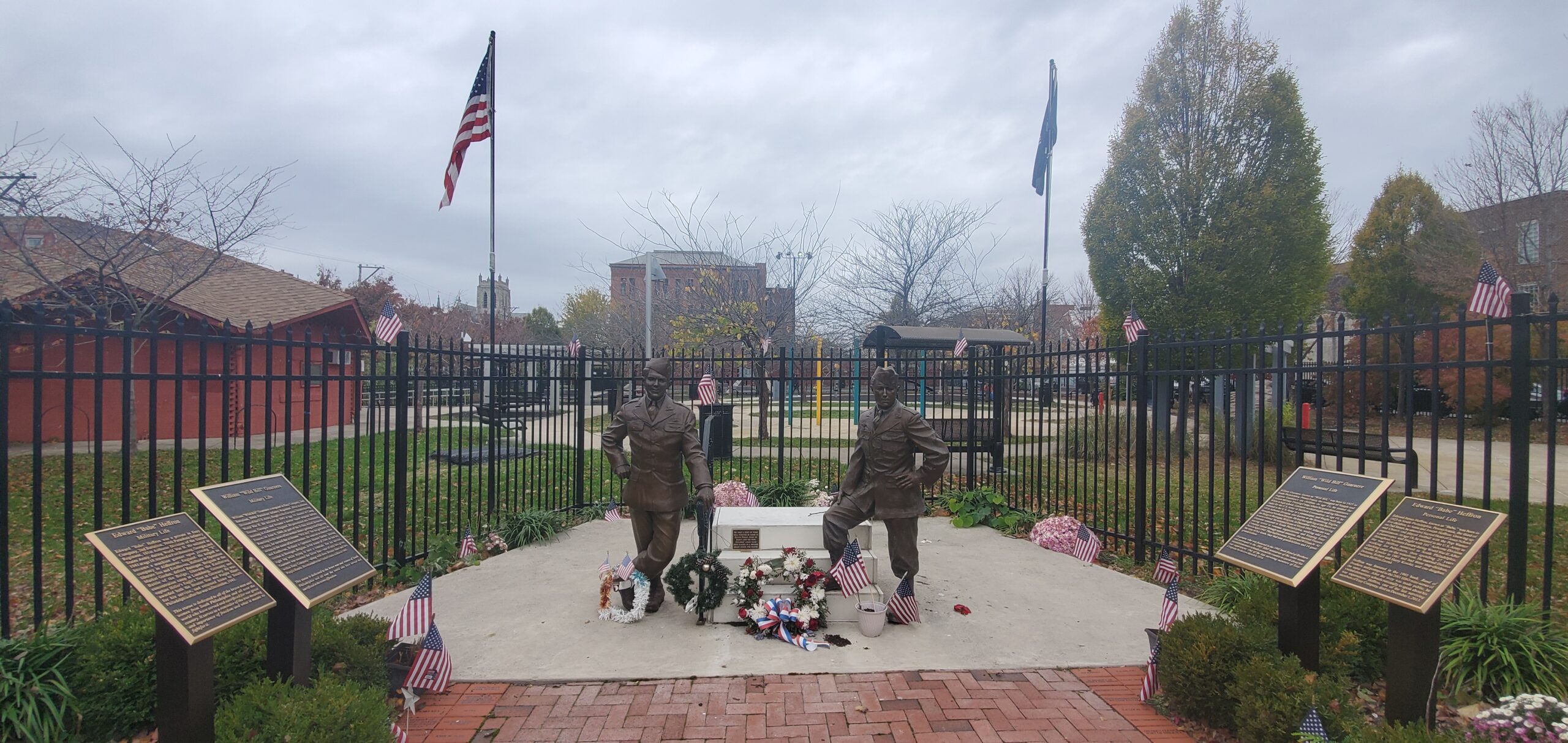 Band of Brothers characters honored as statues