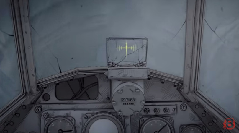 This beautifully animated video shows two WWII pilots fighting all the way to Hell