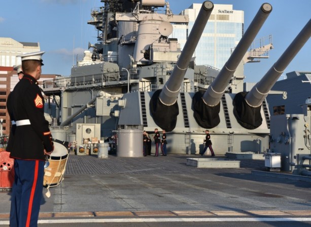 Awesome footage of the last time US battleships fired in anger