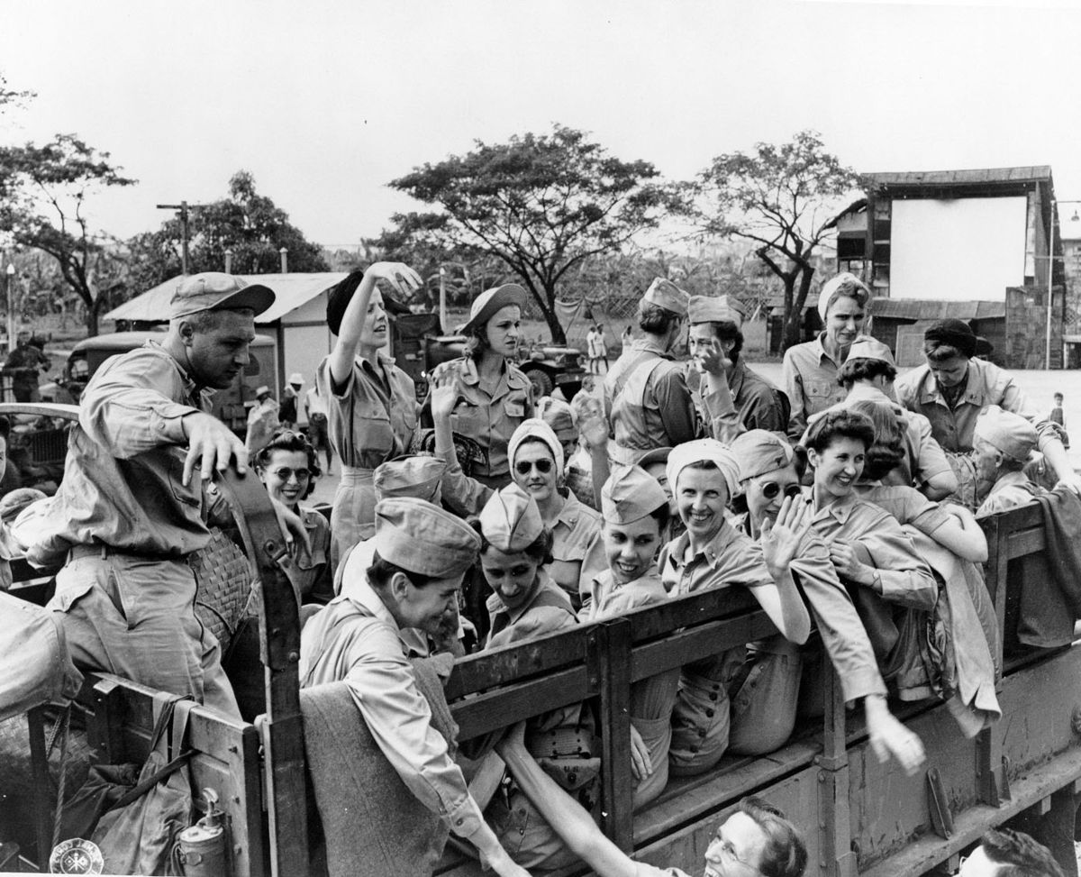 A group of military nurses known as the angels of bataan