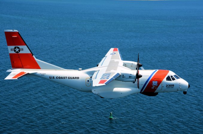 coast guard performing a rescue