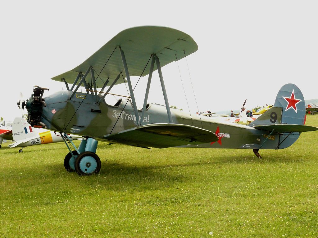 A Polikarpov-2, or Po-2, the kind of plane flown by the night witches