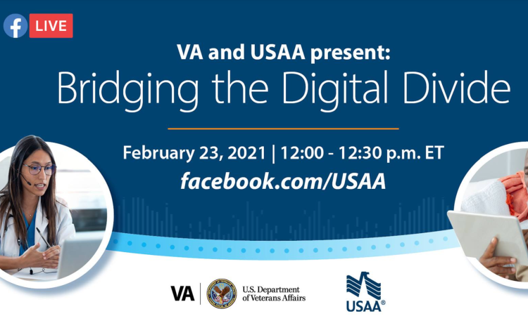 USAA telehealth event flyer