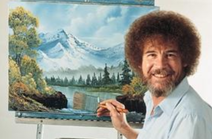 bob ross military