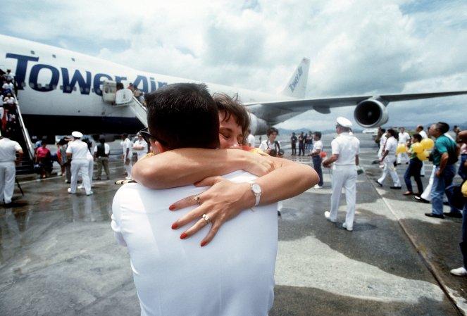 Military love story- A couple reuniting