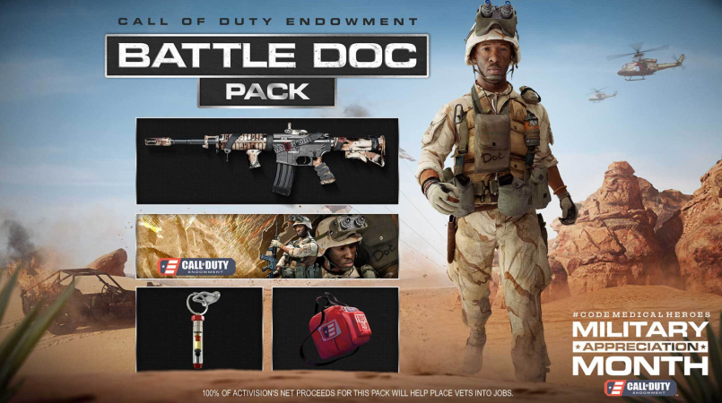 New Call of Duty Battle Doc Pack is giving 100% of proceeds to vets