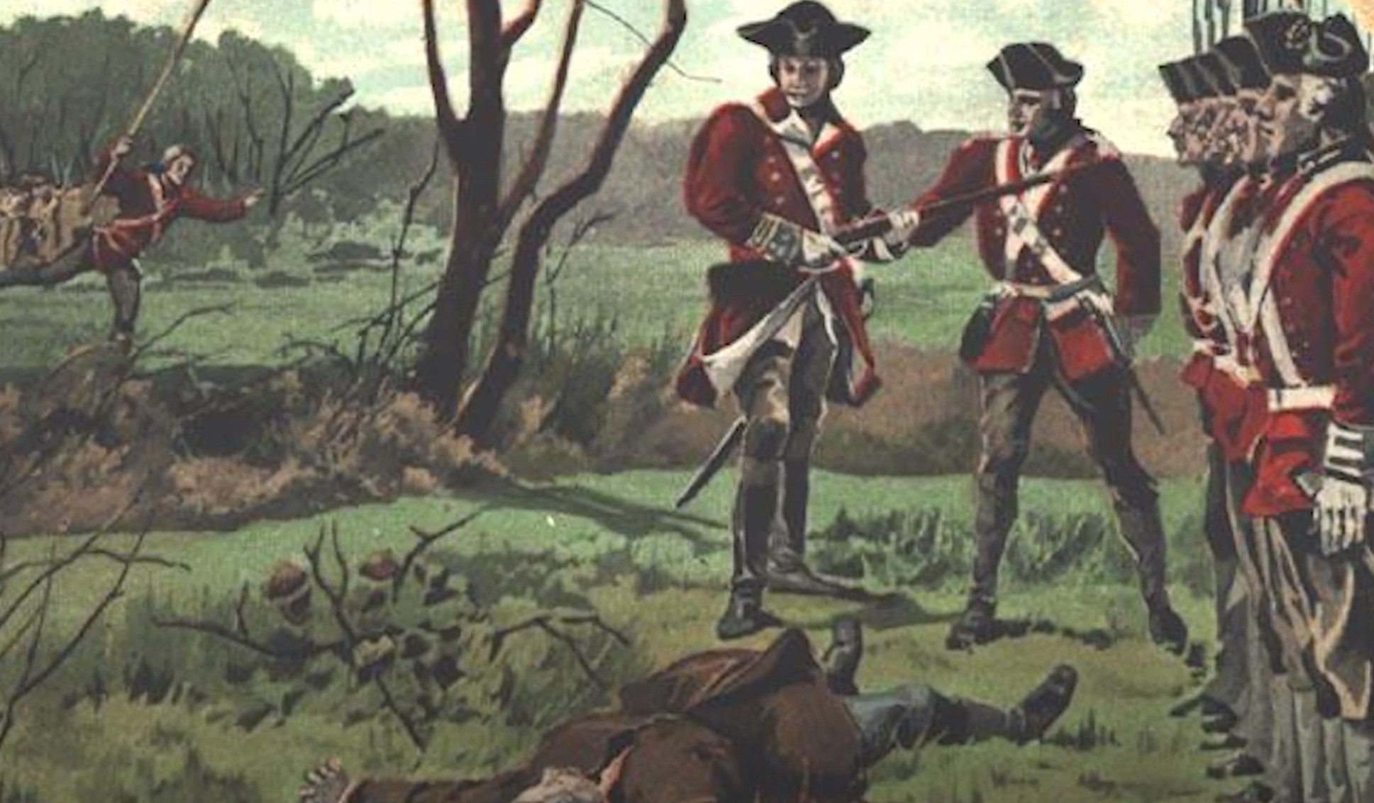 battle of alamance painting