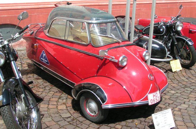 Messerschmitt made micro cars after WWII