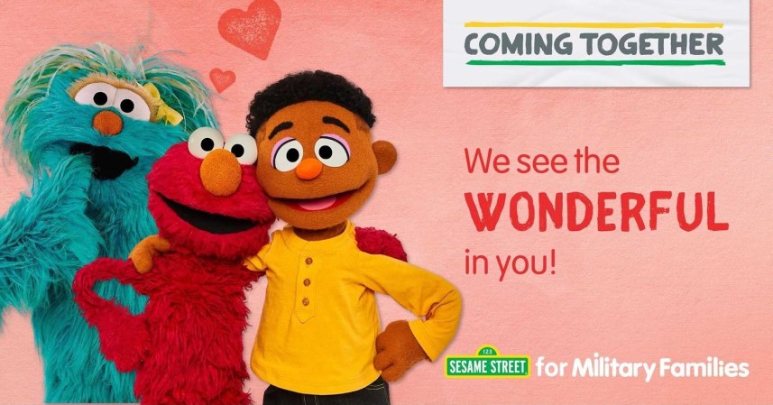 Sesame Street launches a new series on difficult topics for military kids