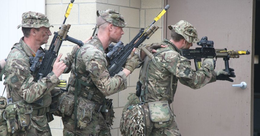 SAS soldiers wear the ‘Punisher’ skull after they get their first kill