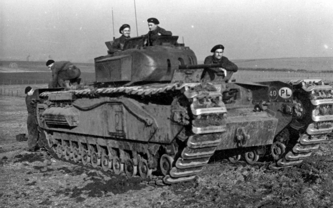 This is actual WWII footage of a tank duel