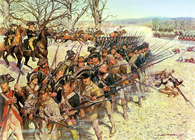 Why armies used to fight in long lines while marching in the open