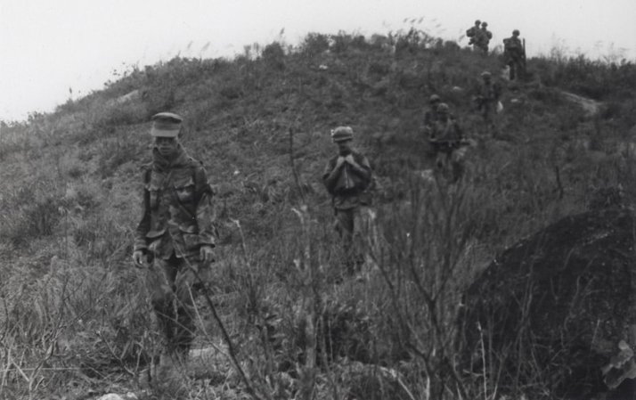 Viet Cong defectors marines