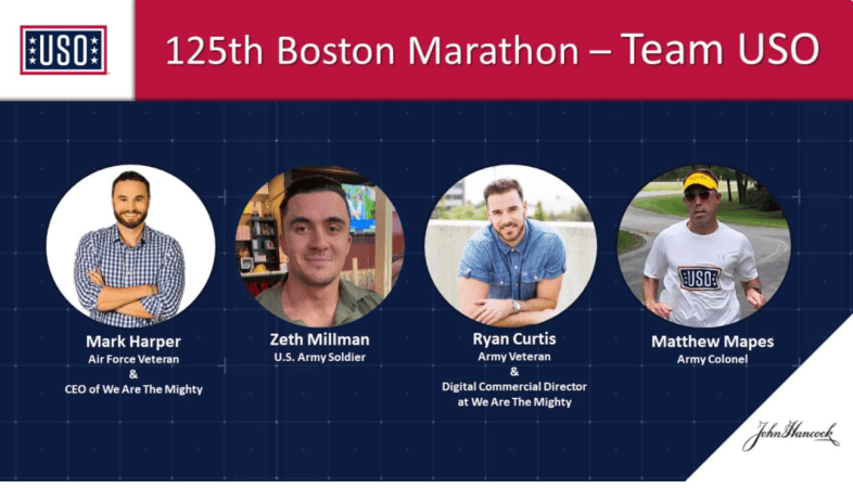 U.S. military veterans and service members to run 2021 Boston Marathon in support of USO