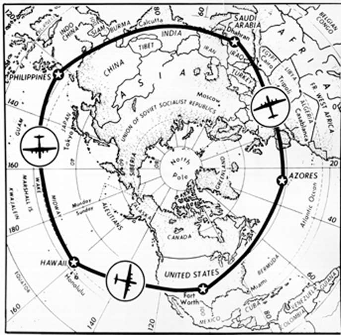 superfortress flight map