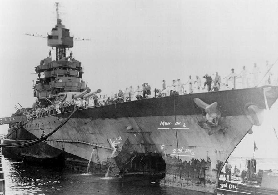 USS Maryland one of the battleships at pearl harbor