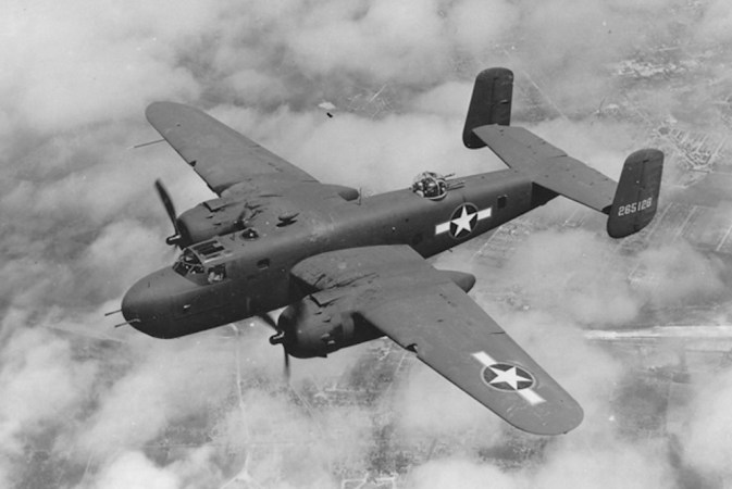 A drunk NCO somehow stole a B-25 bomber with no flight experience
