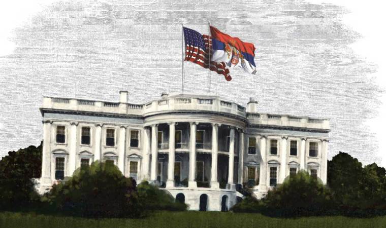 foreign flags over white house