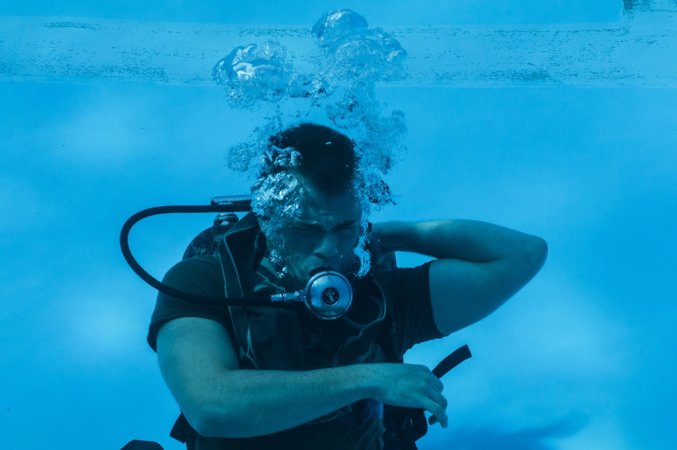 This is the deadly Marine Corps training required to earn a dive bubble