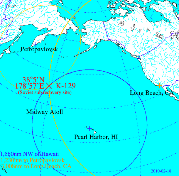 k129 submarine recovery site