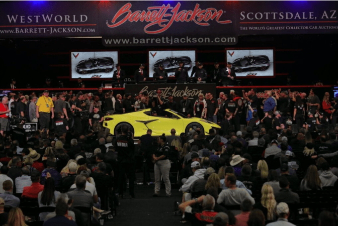 This special Corvette raised a record-breaking $3.6 million for a military charity