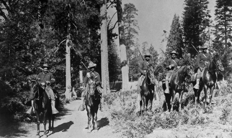 Buffalo Soldiers served as some of the first National Park Rangers