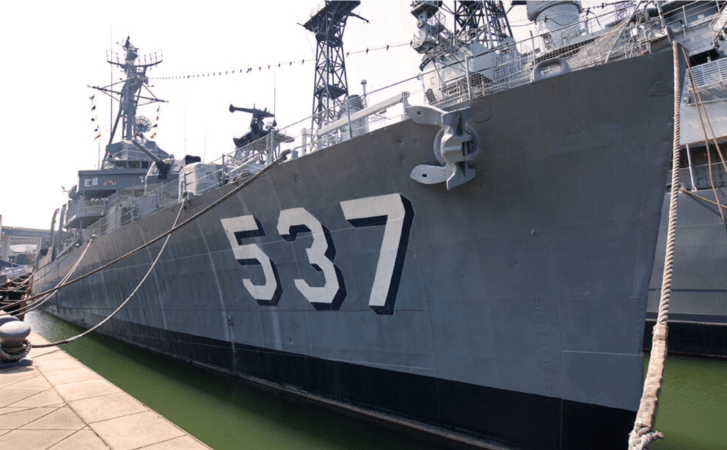 Historic WWII destroyer and museum ship USS The Sullivans in danger of sinking