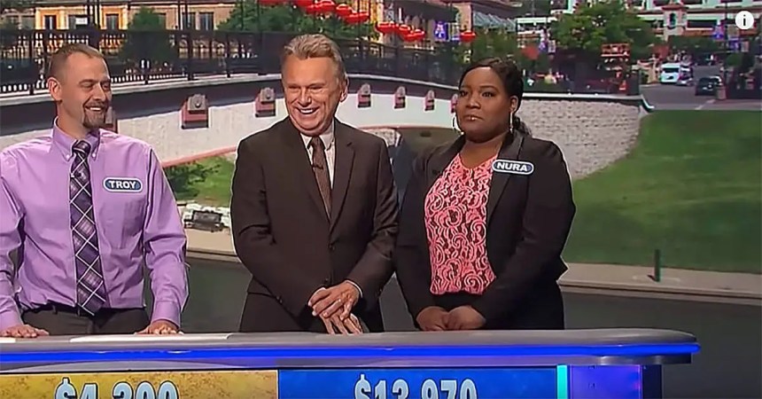 wheel of fortune veteran throws game