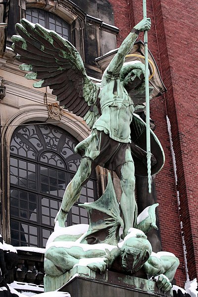 saint michael statue