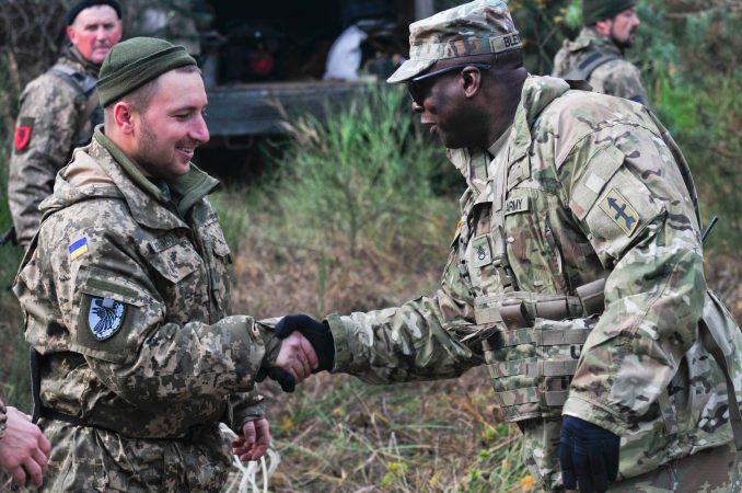 A Ukrainian soldier called a National Guard member during a battle for help with an anti-tank missile