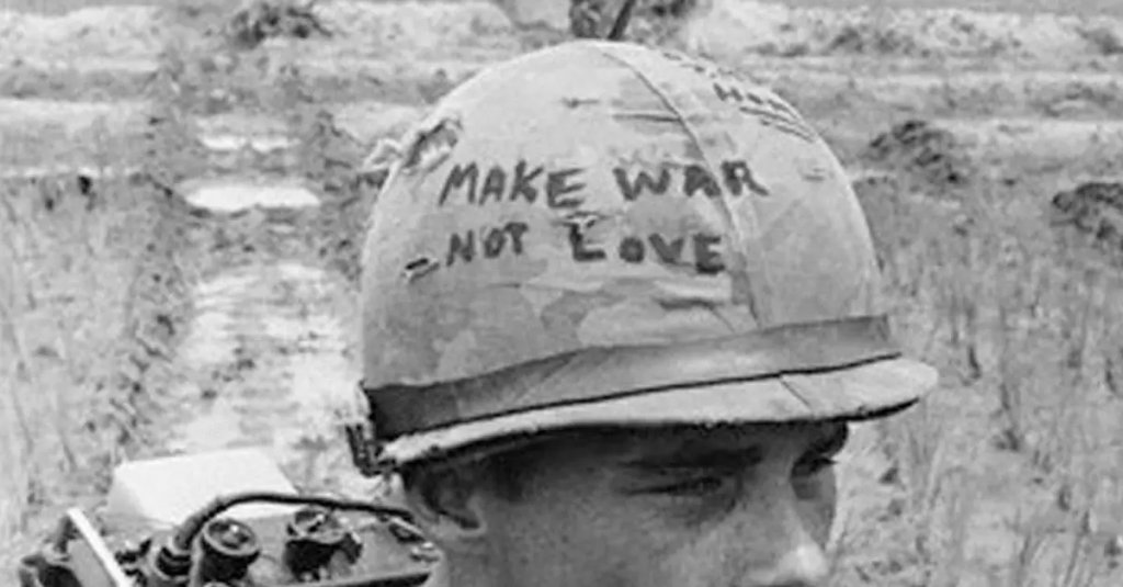 vietnam war helmet