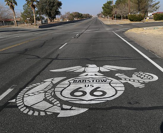 The United States Marine Corps owns a stretch of Route 66