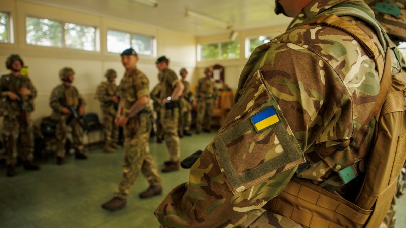 The British military is training 10,000 Ukrainian troops to fight Russia