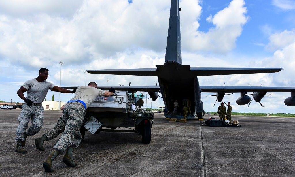 HC-130J Combat King at Tyndall Air Force Base