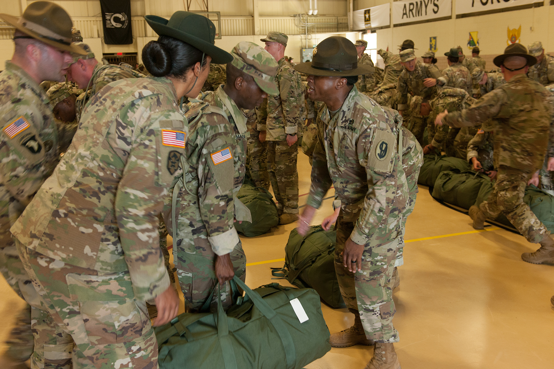 Drill sergeants at Fort Leonard Wood