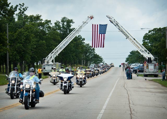 Motorcycles at Fort Leonard Wood