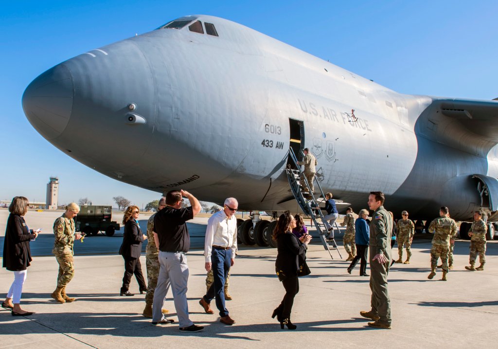 C-5M Galaxy at Lackland AFB