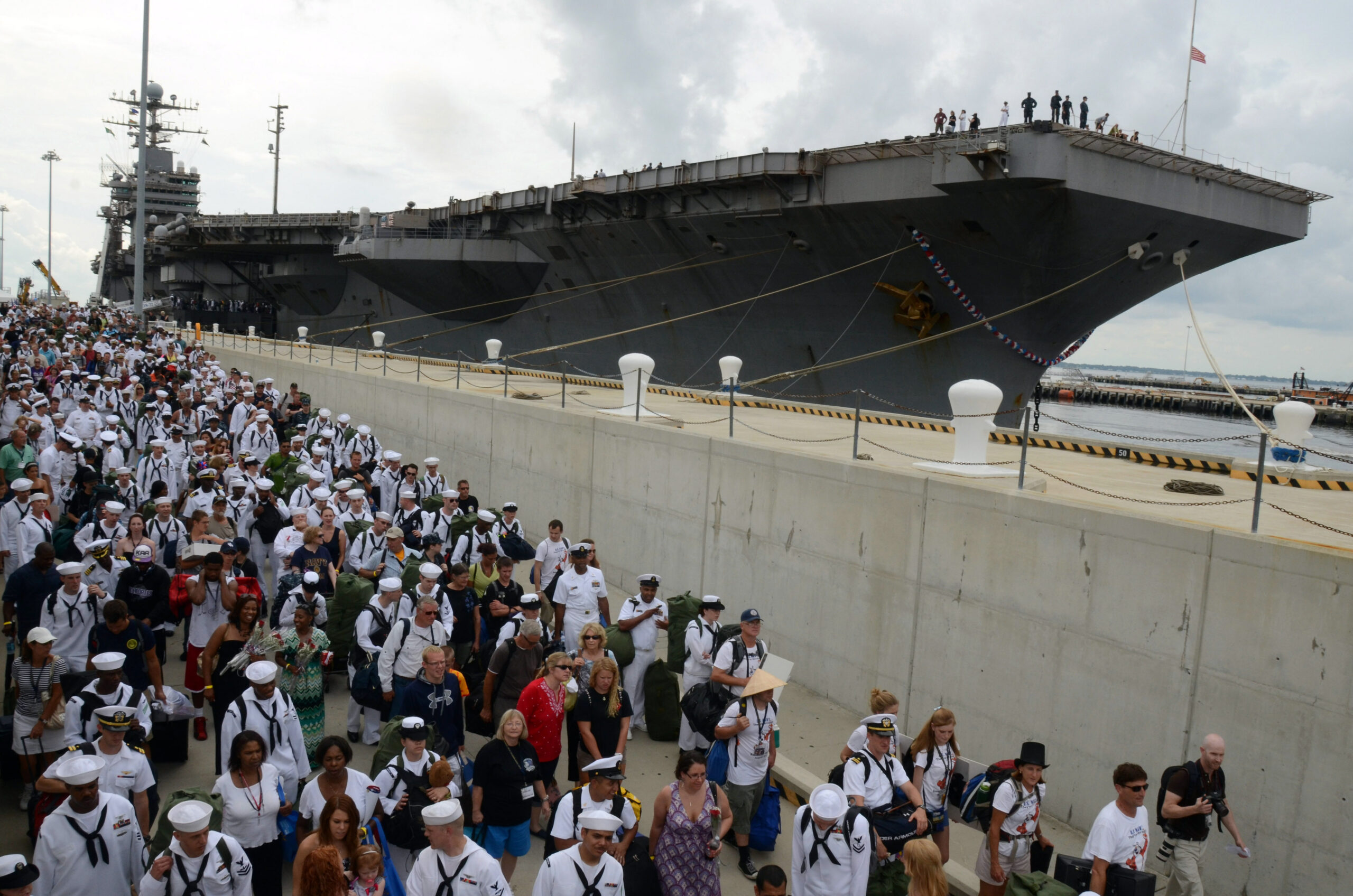 Homecoming at Naval Station Norfolk