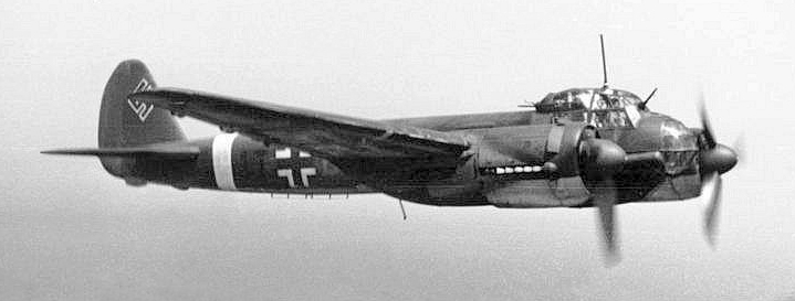 A Ju 88A over France in 1942