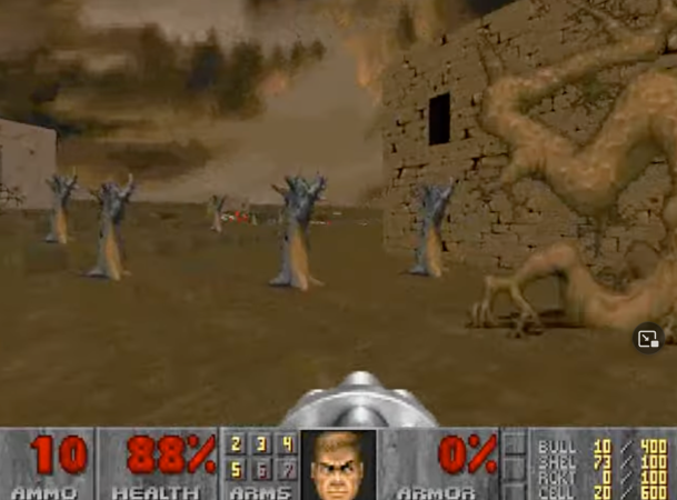 The Marine Corps used Doom II to train Marines to work together on missions