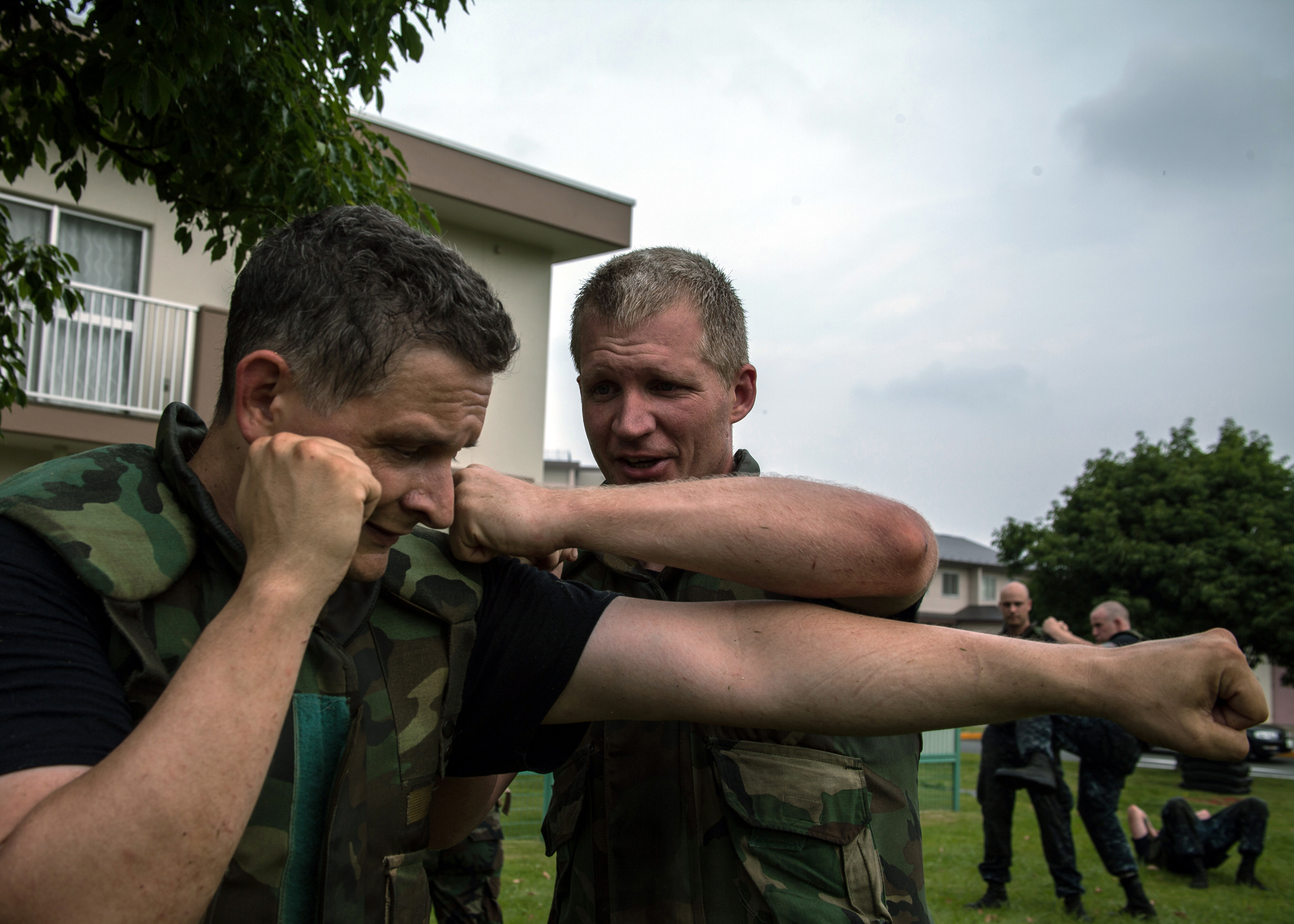 navy martial arts training