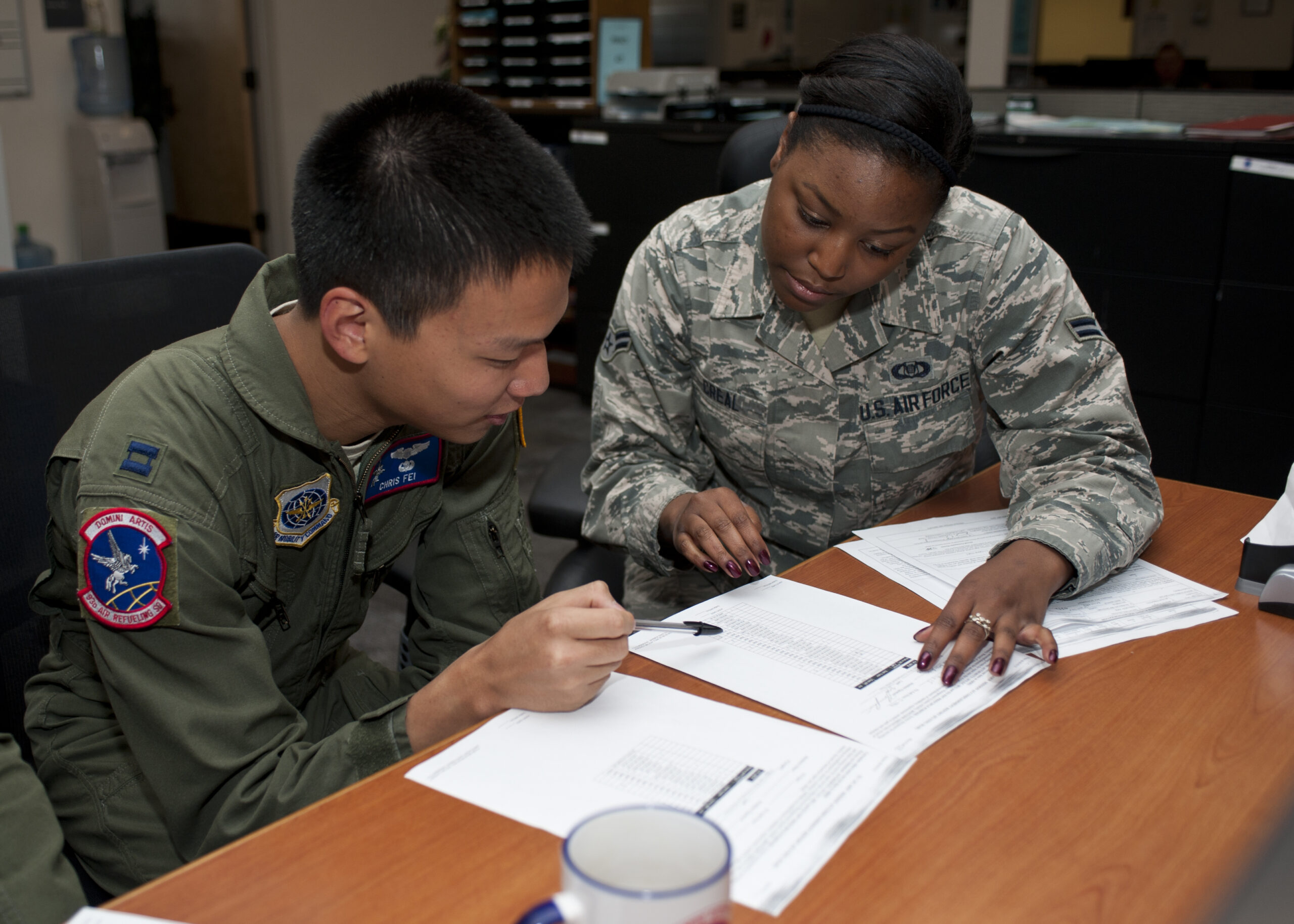 airmen at Fairchild AFB